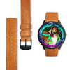 Rough Collie Dog Art Michigan Christmas Special Wrist Watch