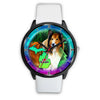 Rough Collie Dog Art Michigan Christmas Special Wrist Watch