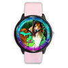 Rough Collie Dog Art Michigan Christmas Special Wrist Watch