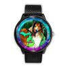 Rough Collie Dog Art Michigan Christmas Special Wrist Watch