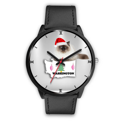 Birman Cat Washington Christmas Special Wrist Watch