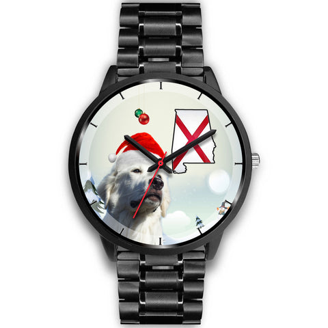 Great Pyrenees Alabama Christmas Special Wrist Watch