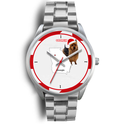 Australian Terrier Georgia Christmas Special Wrist Watch
