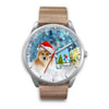 Icelandic Sheepdog Alabama Christmas Special Wrist Watch