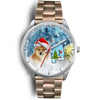 Icelandic Sheepdog Alabama Christmas Special Wrist Watch
