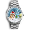 Icelandic Sheepdog Alabama Christmas Special Wrist Watch
