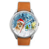 Icelandic Sheepdog Alabama Christmas Special Wrist Watch