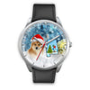 Icelandic Sheepdog Alabama Christmas Special Wrist Watch