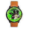 Border Collie Dog Michigan Christmas Special Wrist Watch