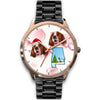 Irish Red and White Setter Alabama Christmas Special Wrist Watch