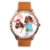 Irish Red and White Setter Alabama Christmas Special Wrist Watch