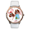 Irish Red and White Setter Alabama Christmas Special Wrist Watch