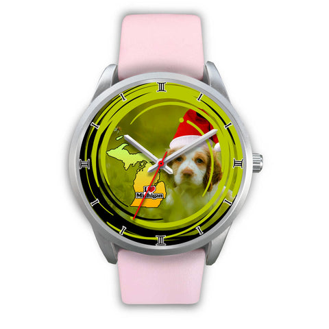 Cocker Spaniel Dog Michigan Christmas Special Wrist Watch