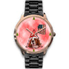 Irish Red and White Setter Arizona Christmas Special Wrist Watch