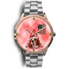 Irish Red and White Setter Arizona Christmas Special Wrist Watch
