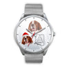 Irish Red and White Setter Arizona Christmas Wrist Watch