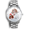 Irish Red and White Setter Arizona Christmas Wrist Watch