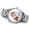 Irish Red and White Setter Alabama Christmas Wrist Watch