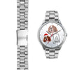 Irish Red and White Setter Alabama Christmas Wrist Watch