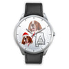Irish Red and White Setter Alabama Christmas Wrist Watch