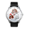 Irish Red and White Setter Alabama Christmas Wrist Watch