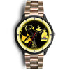 Vizsla Dog Golden Art Michigan Christmas Special Wrist Watch