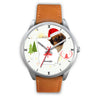 Tibetan Spaniel Georgia Christmas Special Wrist Watch