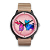 Yorkie Dog Art Michigan Christmas Special Wrist Watch