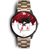 Afghan Hound Washington Christmas Special Wrist Watch