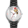 Afghan Hound Georgia Christmas Special Wrist Watch