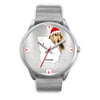 Afghan Hound Georgia Christmas Special Wrist Watch