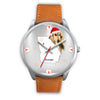 Afghan Hound Georgia Christmas Special Wrist Watch