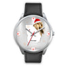 Afghan Hound Georgia Christmas Special Wrist Watch