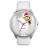 Afghan Hound Georgia Christmas Special Wrist Watch