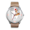 Basenji Dog Georgia Christmas Special Wrist Watch