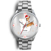 Basenji Dog Georgia Christmas Special Wrist Watch