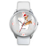 Basenji Dog Georgia Christmas Special Wrist Watch