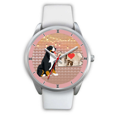 Bernese Mountain Dog Pennsylvania Christmas Special Wrist Watch