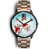 Maltese Dog Alabama Christmas Special Wrist Watch