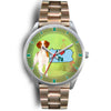 Lovely Brittany Dog Christmas Pennsylvania Christmas Special Wrist Watch