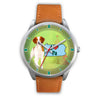 Lovely Brittany Dog Christmas Pennsylvania Christmas Special Wrist Watch