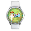 Lovely Brittany Dog Christmas Pennsylvania Christmas Special Wrist Watch