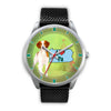 Lovely Brittany Dog Christmas Pennsylvania Christmas Special Wrist Watch