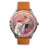 Cute Maltese Dog Alabama Christmas Special Wrist Watch