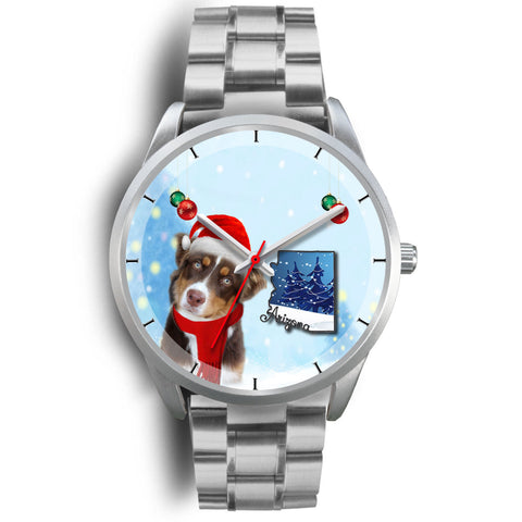 Miniature American Shepherd Arizona Christmas Special Wrist Watch