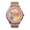 Cute Meltese Dog Pennsylvania Christmas Special Wrist Watch