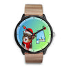Miniature American Shepherd Alabama Christmas Special Wrist Watch