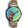 Miniature American Shepherd Alabama Christmas Special Wrist Watch