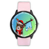 Miniature American Shepherd Alabama Christmas Special Wrist Watch