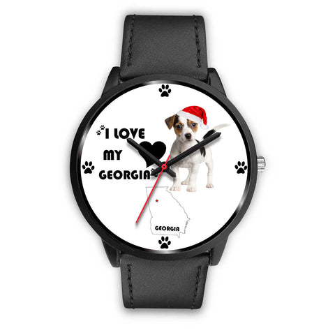 Amazing Jack Russell Terrier Georgia Christmas Special Wrist Watch